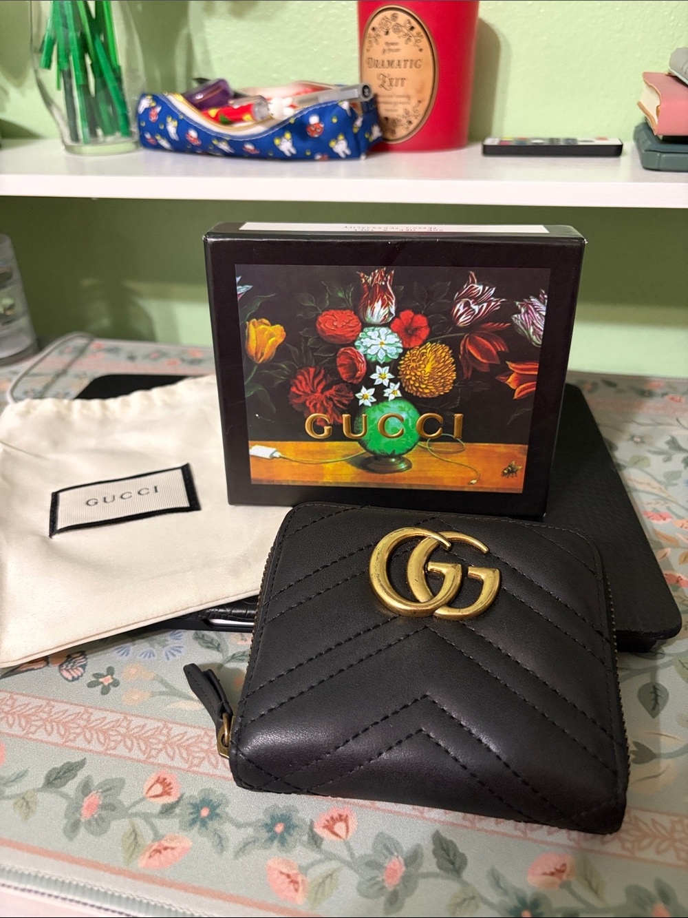 Gucci Black Marmont Wallet